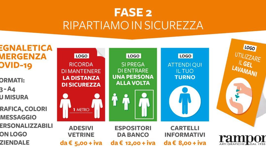 Ripartire in sicurezza – FASE 2